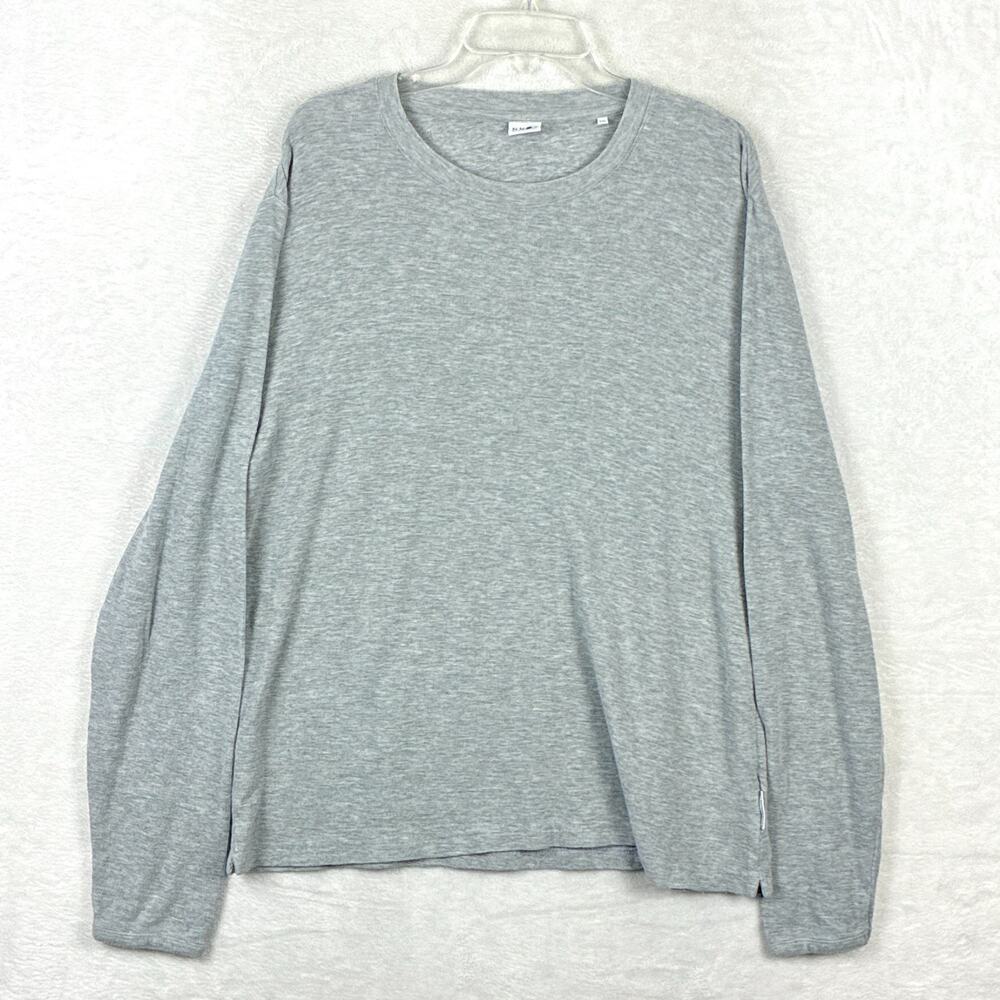 NN07 No Nationality Shirt Mens 2XL Gray Waffle Thermal Preppy Classic Outdoor